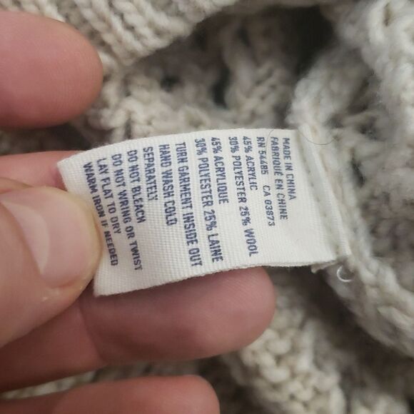 AMERICAN EAGLE KNIT CHUNKY WOOL MULTICOLOR SWEATER - Picture 5 of 6